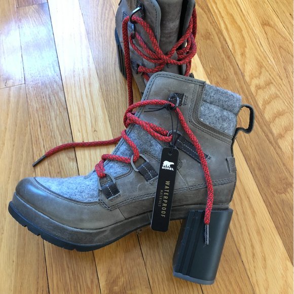 Sorel Blake Lace-Up Block Heel Boots (Waterproof) - Picture 4 of 6